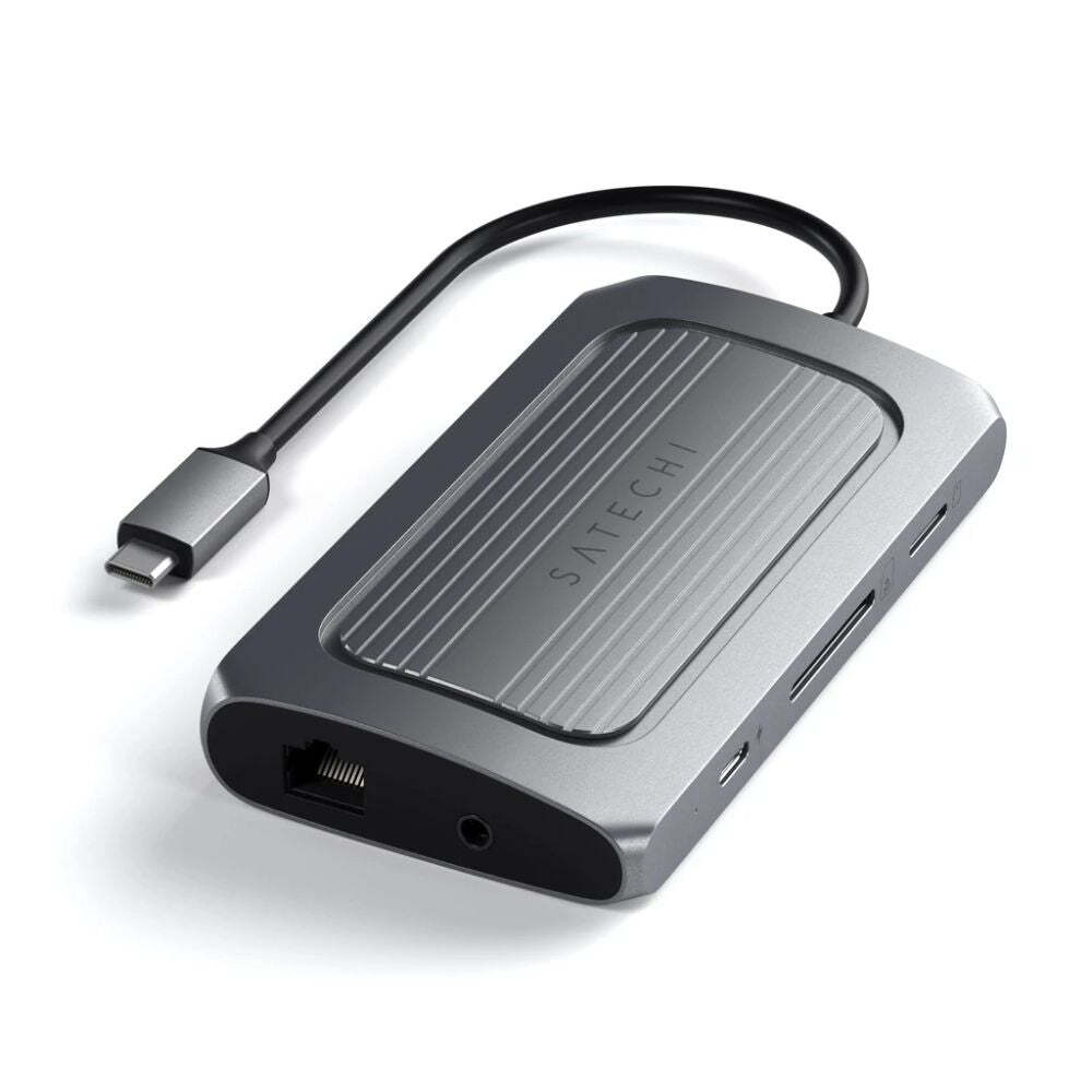 Satechi USB 4 Multiport Portable Adapter w/8K HDMI For Windows PC/Mac Space Grey — image 2