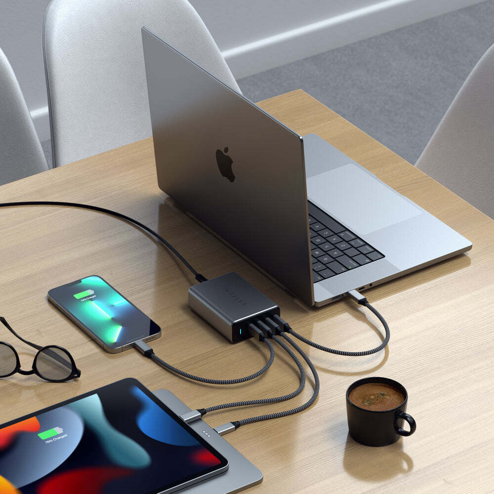 Satechi 165W USB-C 4-Port PD GaN Charger For MacBook Pro/iPad/iPhone 11/12/13 — image 8