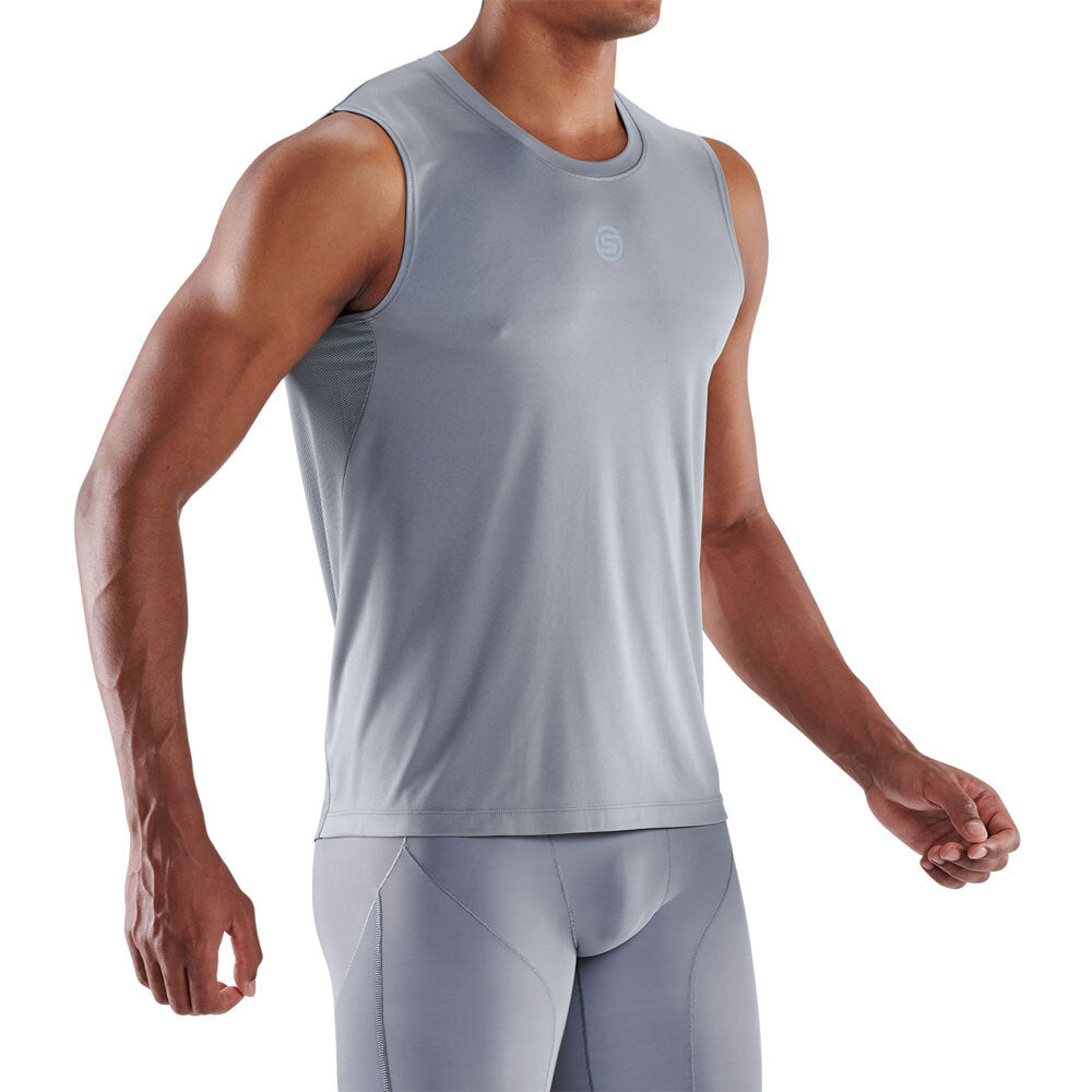 Skins Series 3 Mens XL Tank Top Sport Activewear/Training/Gym/Fitness Mid Grey — image 3