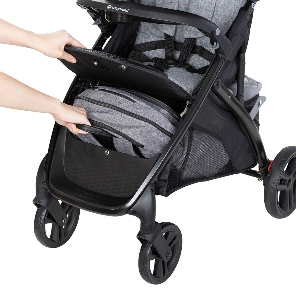 Baby Trend Tango Stroller/Pram w/Canopy UPF50+ Evening Grey Kids/Baby/Toddler — image 4
