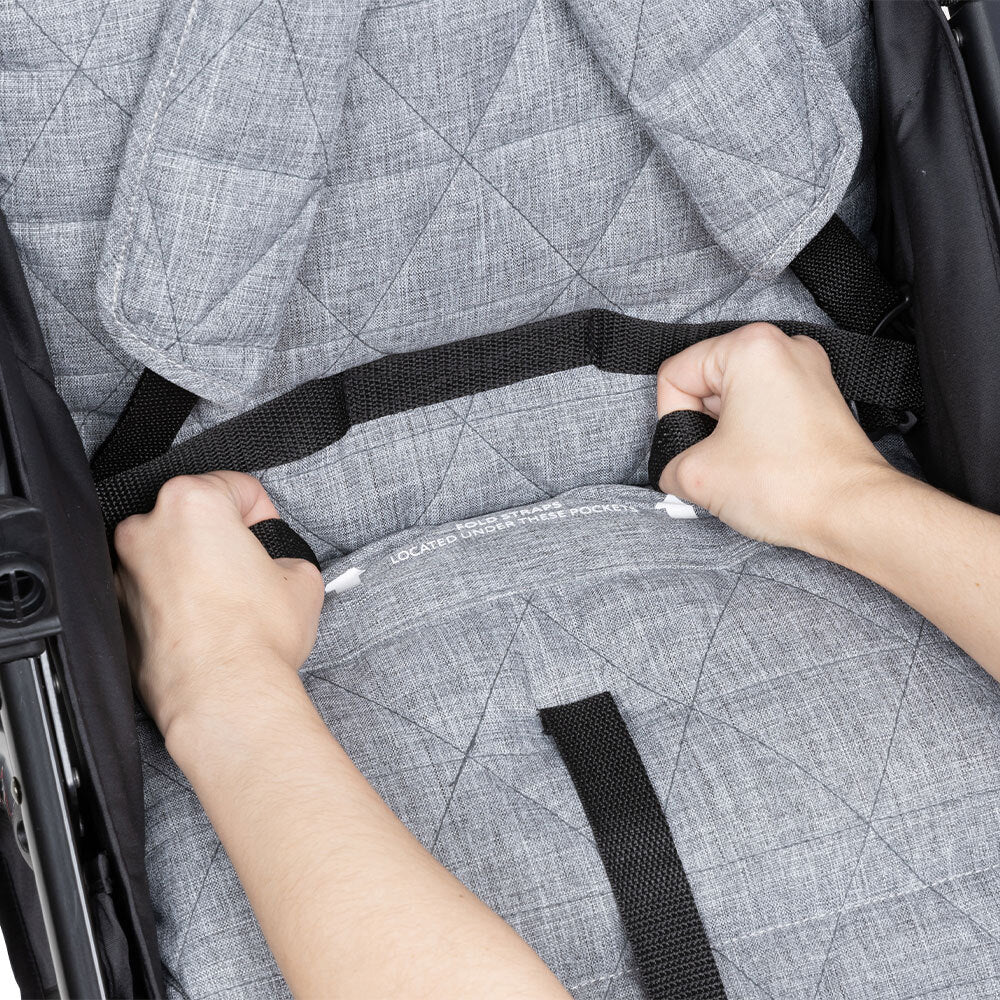 Baby Trend Tango Stroller/Pram w/Canopy UPF50+ Evening Grey Kids/Baby/Toddler — image 8