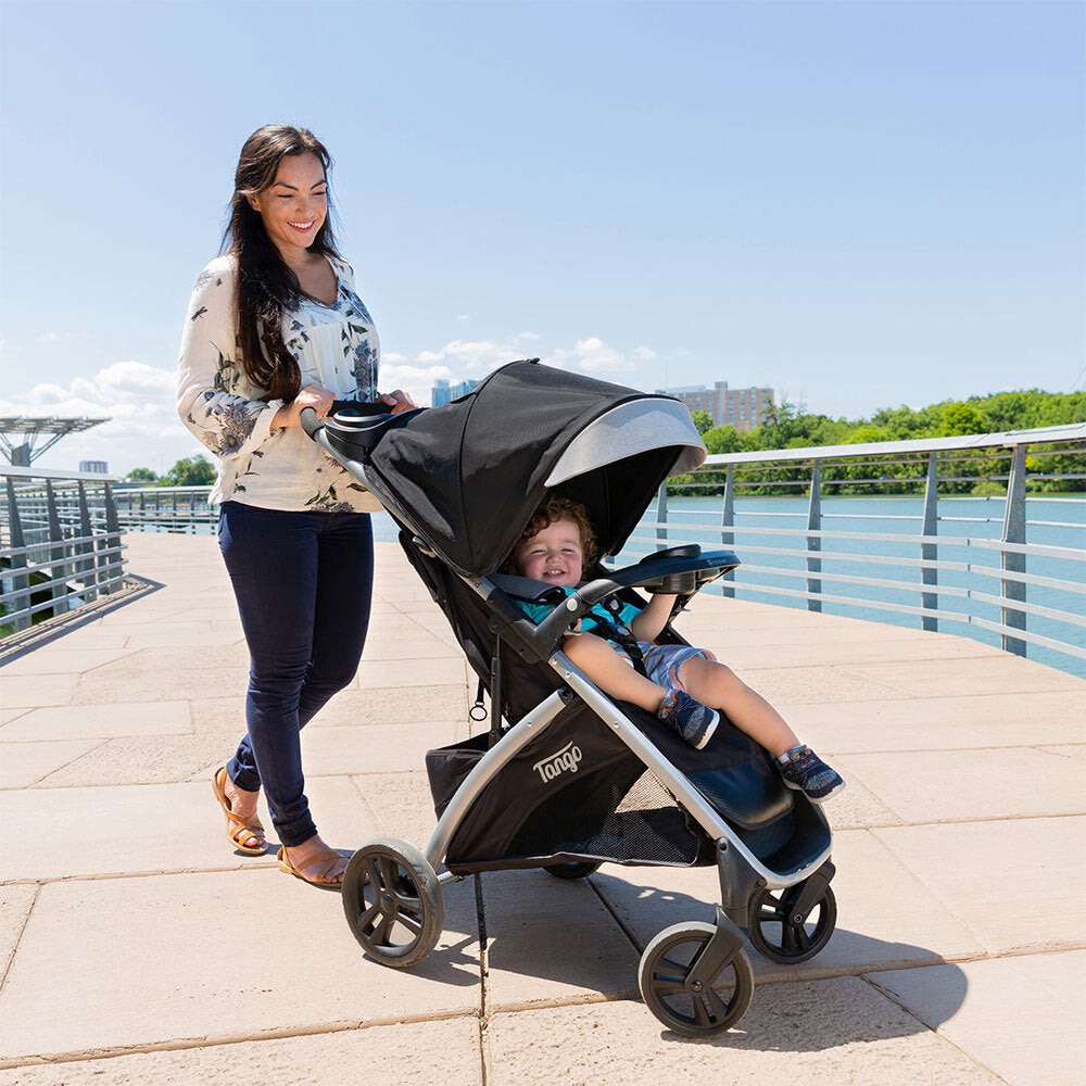 Baby Trend Tango Stroller/Pram w/Canopy UPF50+ Evening Grey Kids/Baby/Toddler — image 10