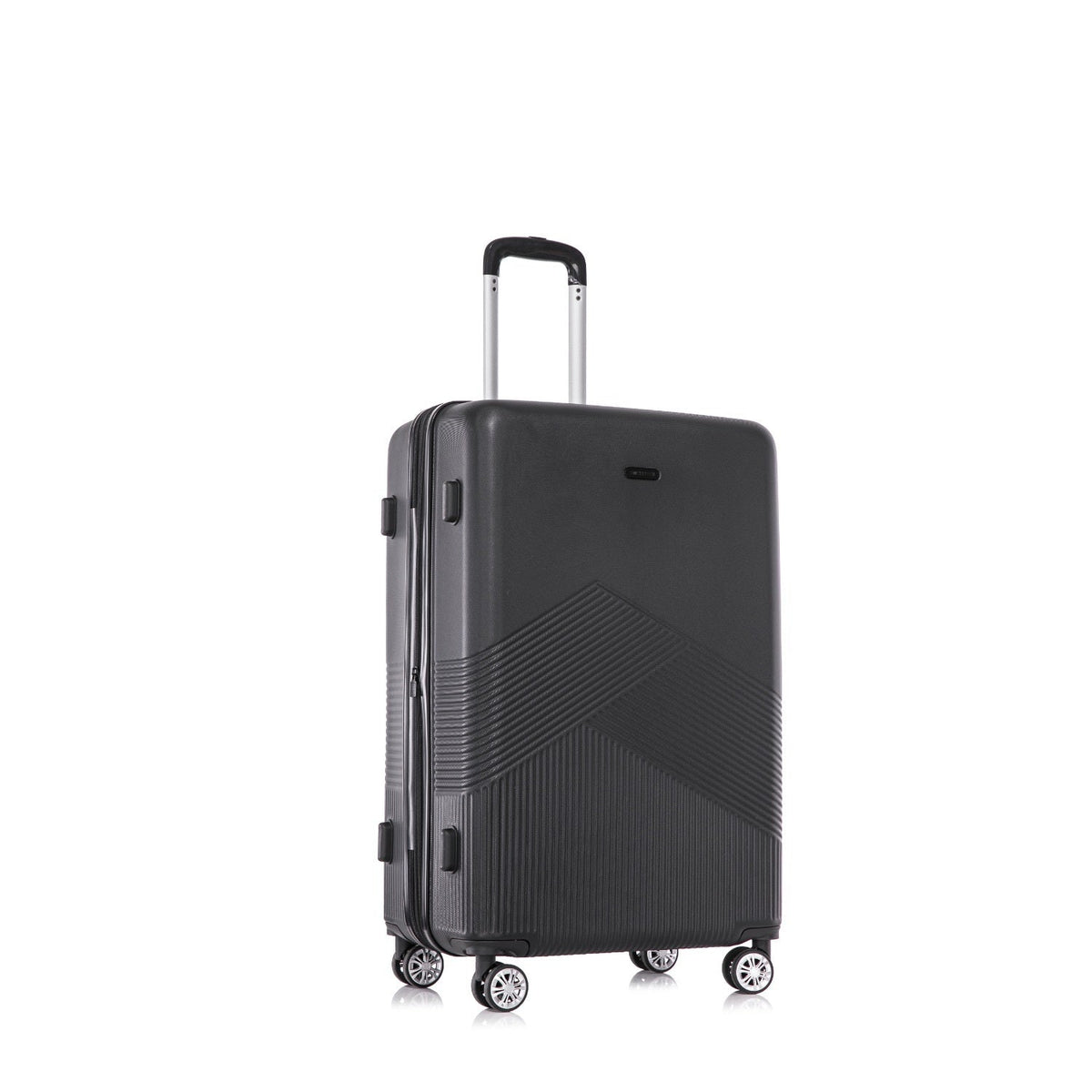 Swisstech Alpine 114L/76cm Checked Suitcase Luggage Travel Trolley Bag Black — image 3