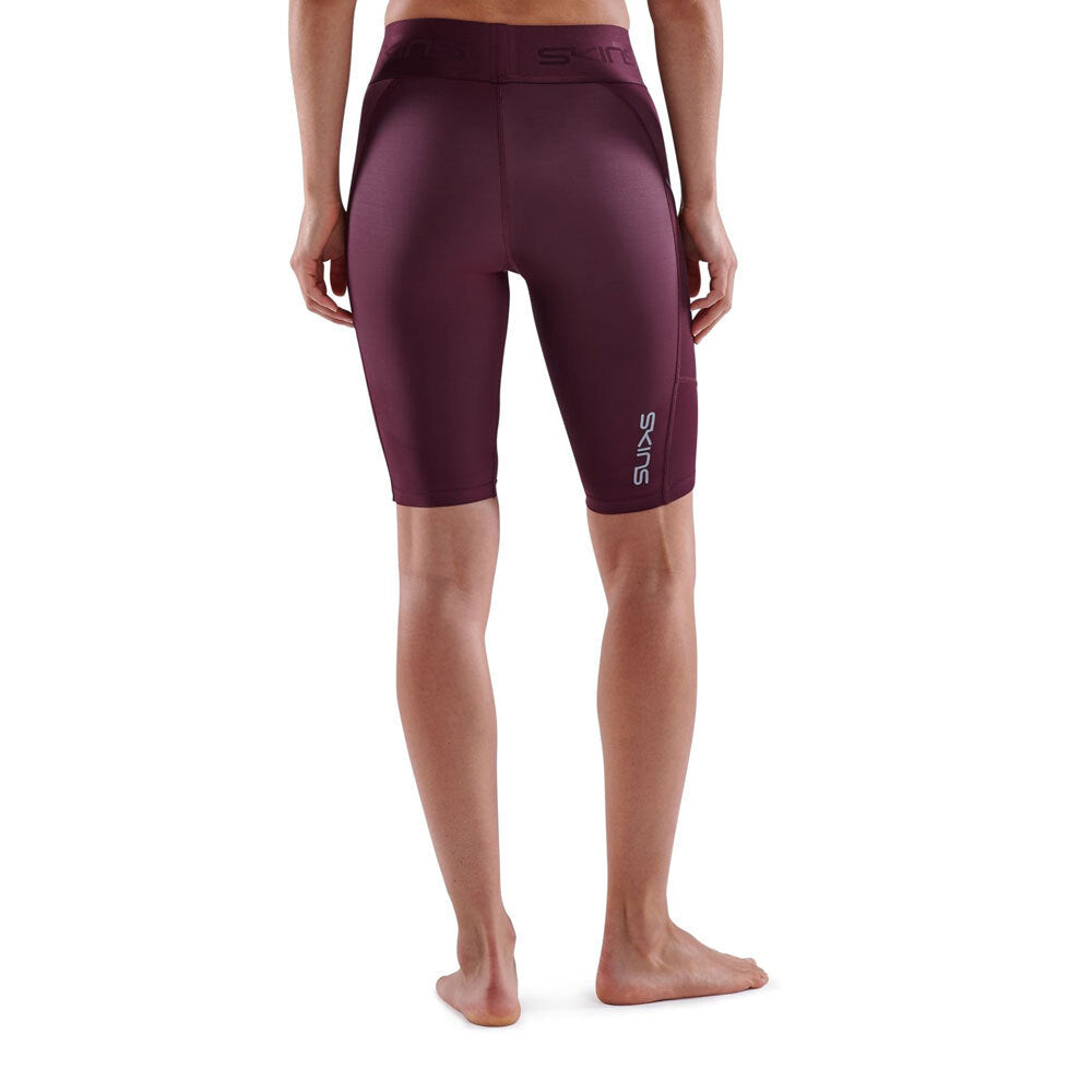 Skins Compression Series 3 Womens S Half Tights Activewear/Gym/Training Burgundy — image 2