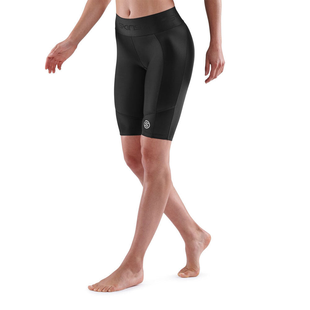 Skins Compression Series 3 Women's XS Half Tights Activewear/Training/Gym Black
