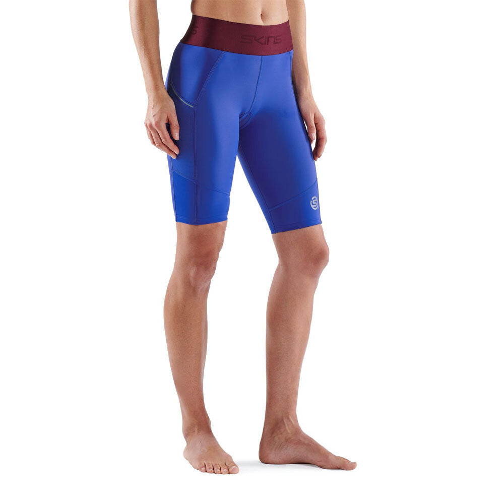 Skins Compression Series 3 Womens S Half Tights Activewear/Gym Dazzling Blue — image 3
