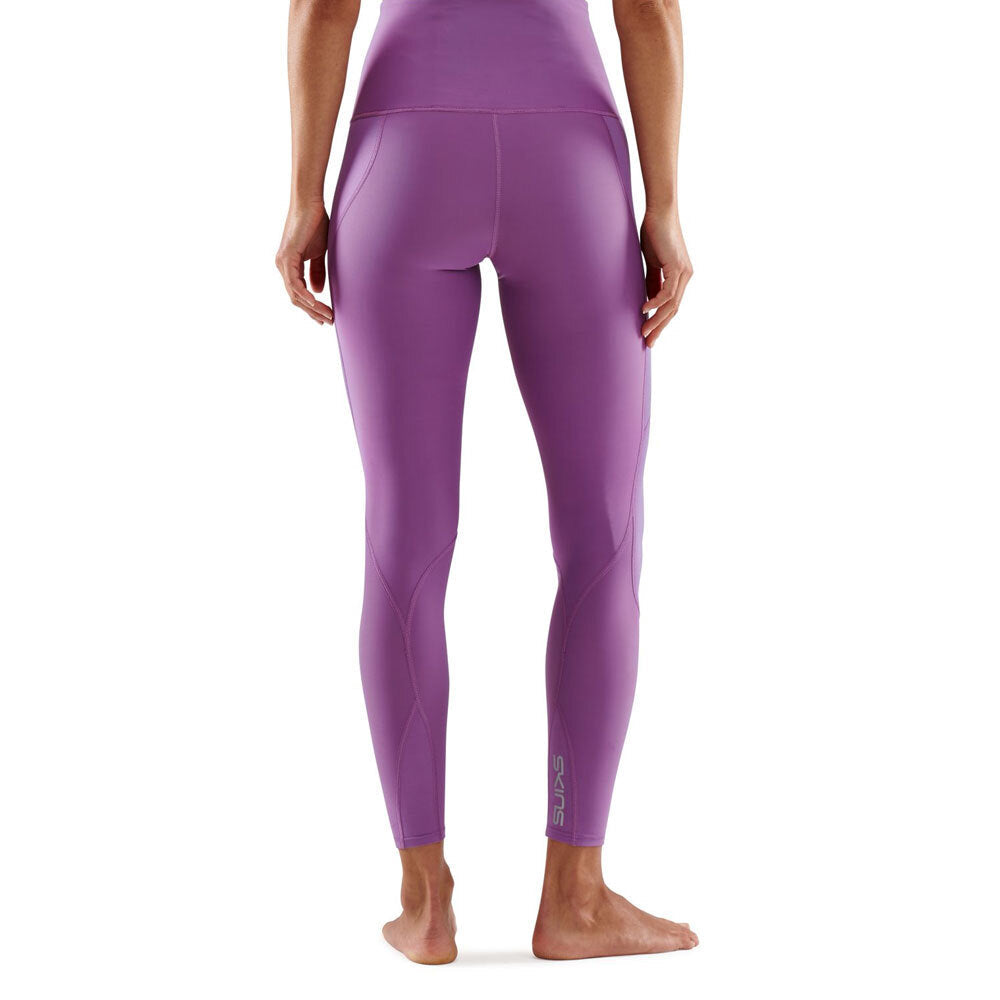 Skins Compression Series 3 Womens Skyscraper Tights Activewear/Gym Amethyst — image 5