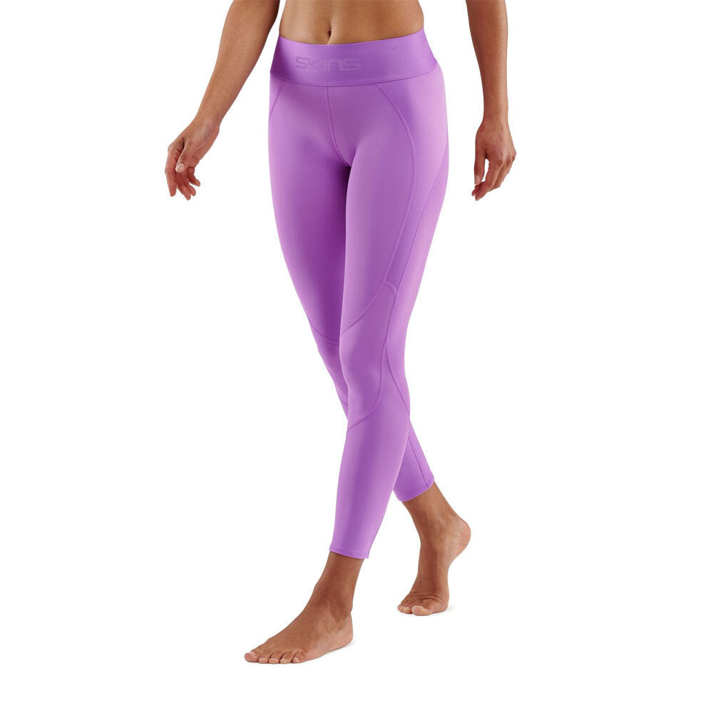 Skins Compression Series 3 Women's 7/8 Long Tights Activewear Iris Orchid — S S