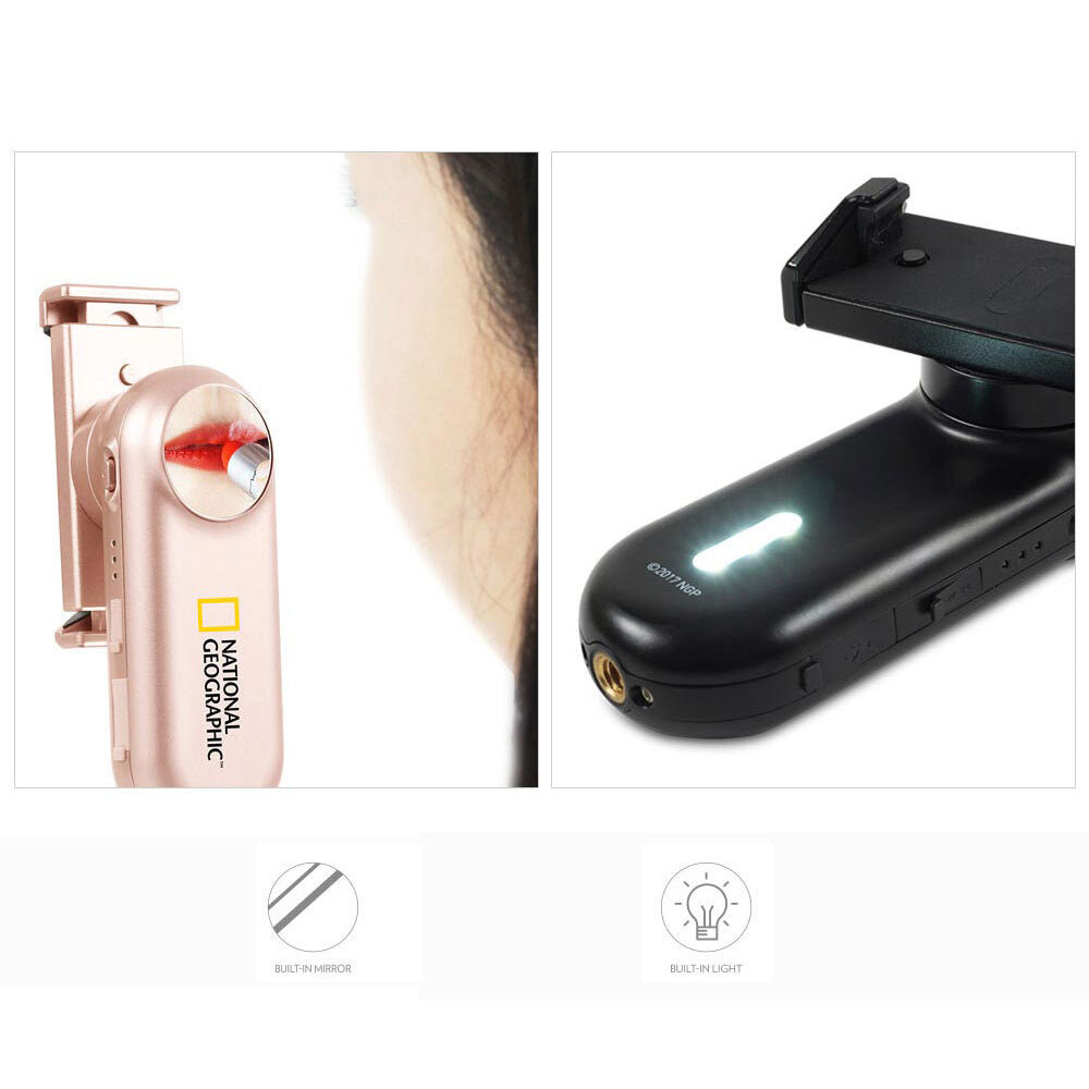 National Geographic Holder Handheld 2600mAh Stabilizer f/ iPhone/Samsung Black — image 4