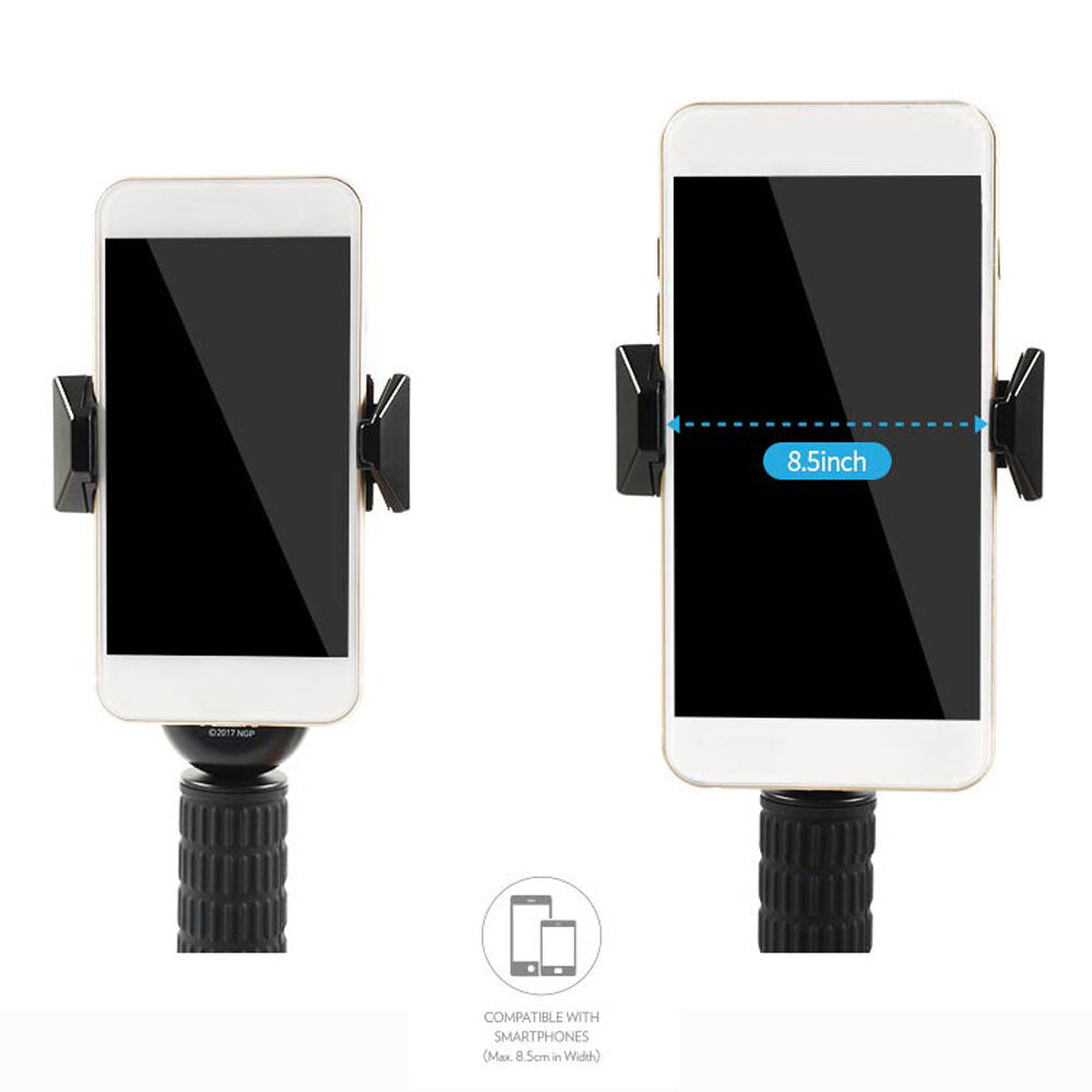 National Geographic Holder Handheld 2600mAh Stabilizer f/ iPhone/Samsung Silver — image 2
