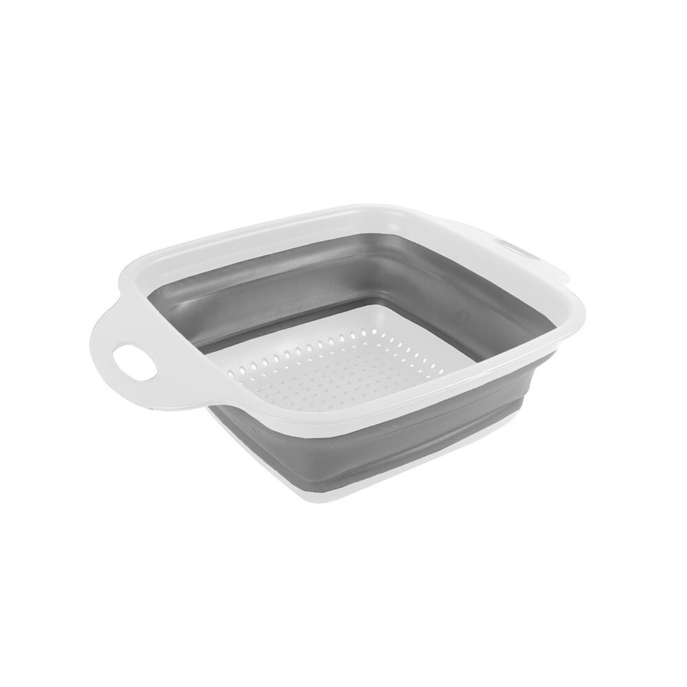 Kemasi Collapsible Kitchen Cooking Colander Food Strainer Rectangular 28x22cm