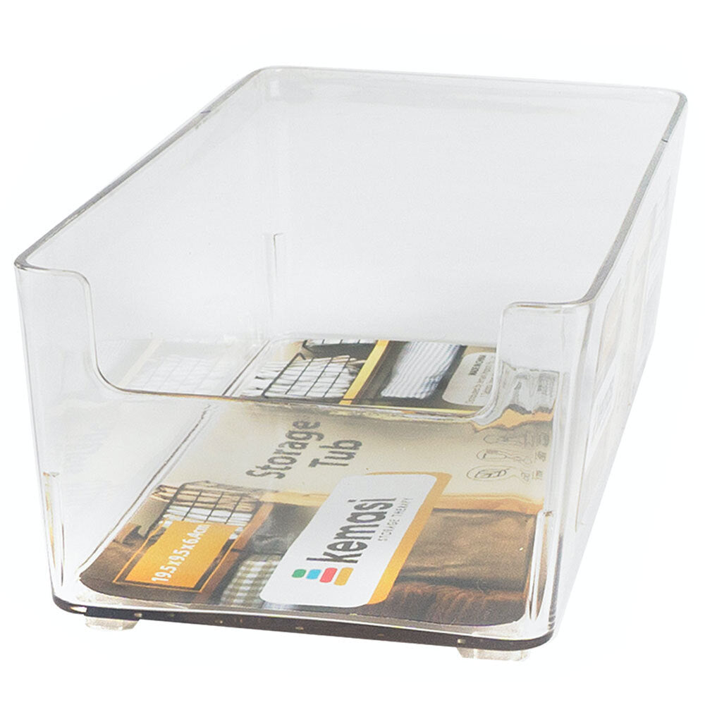 Kemasi Clear Pantry Storage Organisation Tub 19.5x9.5cm — image 2