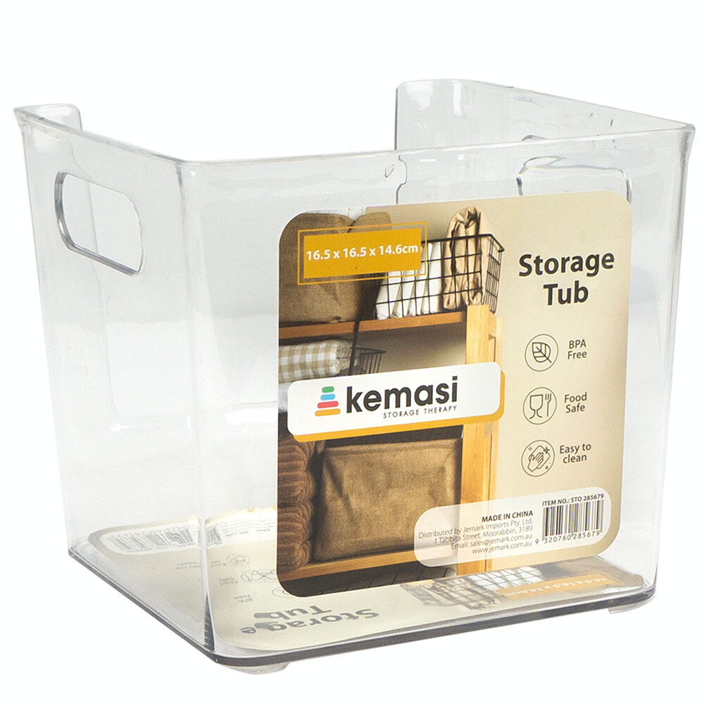 Kemasi Clear Pantry Storage Organisation Tub 16cm — image 2