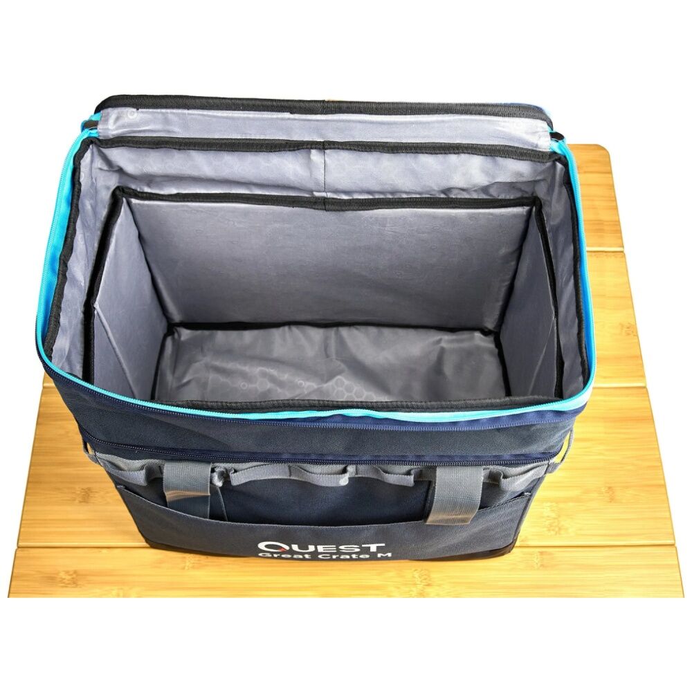 Quest Outdoors 36-47L Medium Great Crate Collapsible Camping Storage Expandable — image 8