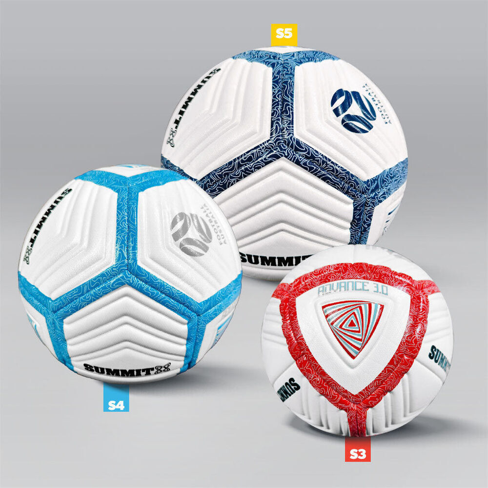 Football Australia Summit Advance 3.0 Durable Soccer Ball Size 3 Red (2 Pack) — image 3