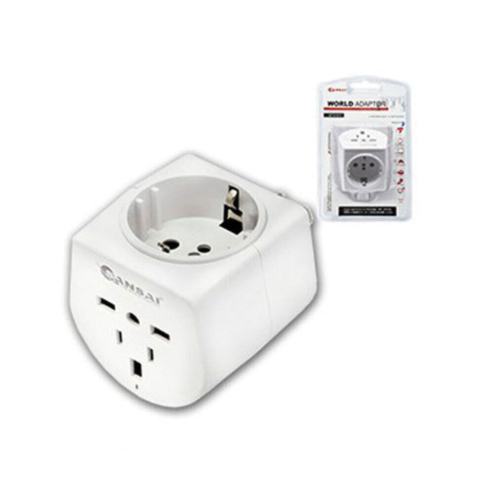 Sansai Universal Travel Power Plug Adapter UK USA Europe Asia Sockets to AU NZ — image 3
