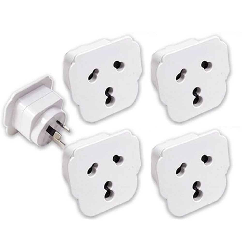 Sansai Travel Power Adapter Plug Outlet India South Africa Sockets to AU NZ (4 Pack)