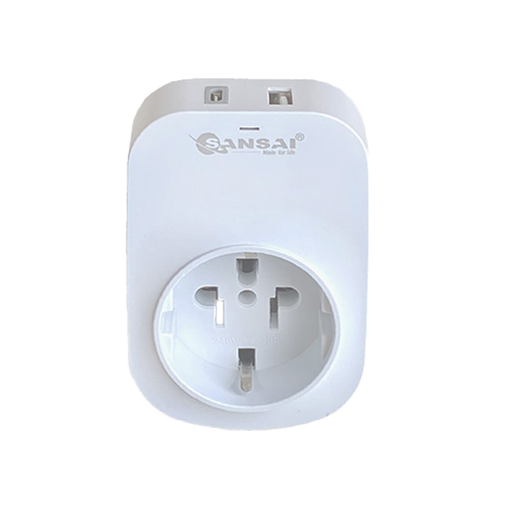 Sansai Worldwide Travel Adaptor Usb-c+a USA/Canada/Europe to AU/NZ Plug (2 Pack) — image 4