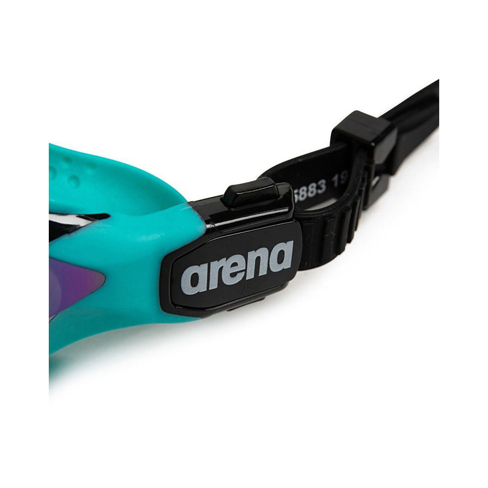 Arena Emerald/Peacock Cobra Tri Swipe Mirror Goggles Swimming Eye Protection — image 3