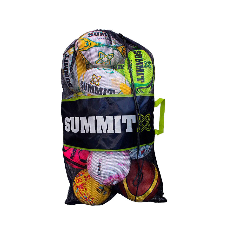 Summit Global Mesh 12-Ball Bag Lightweight With Handle Drawstring Closure