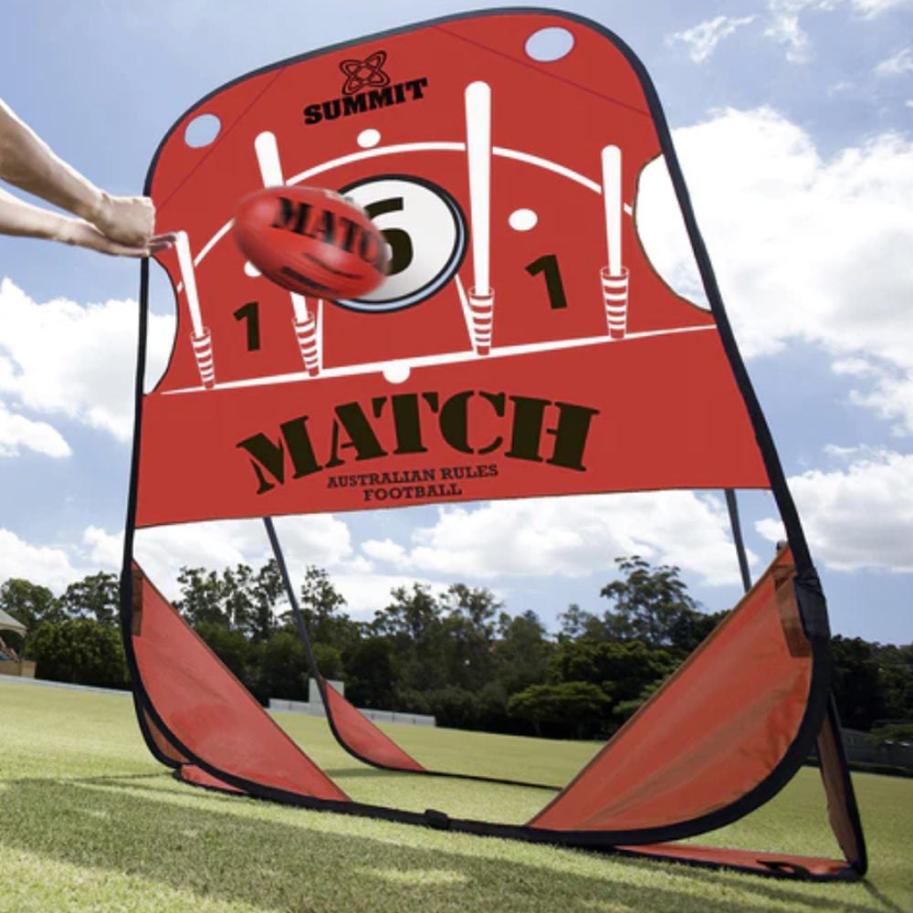 Summit Global Summit 1.6x1M AFL Training Pop-Out/Fold-Away Handball/Passing Target with Bag RD — image 2