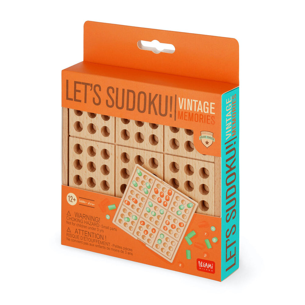 Legami Let's Sudoku Puzzle Classic Tabletop Board Game Kids Toy Play Set 12+