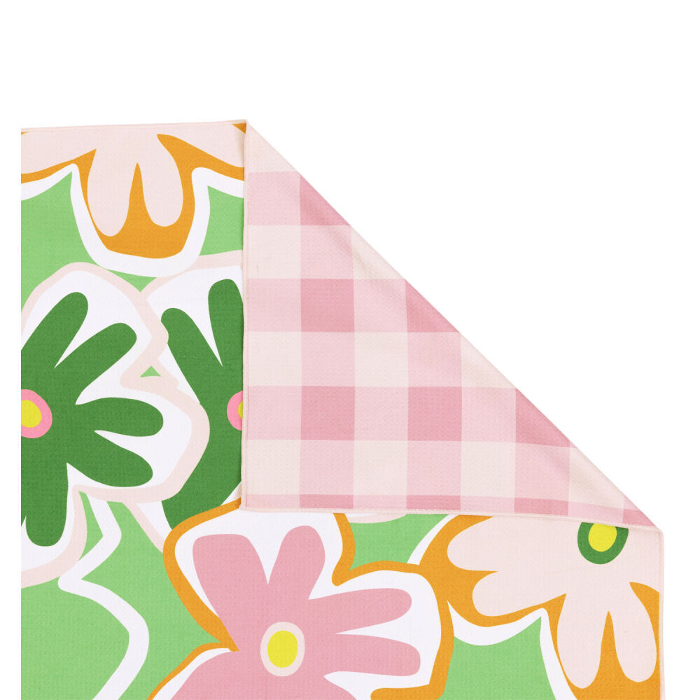 Splosh 180x80cm Green Summer Pop Sand Free Quick Dry Beach Towel Rectangle — image 2