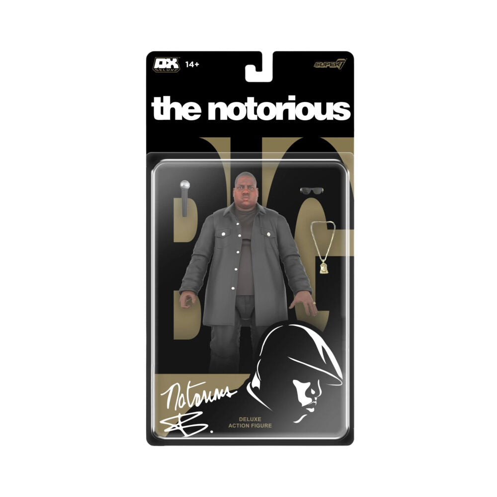 Super7 Notorious BIG Biggie Deluxe Action Figure Display Statue 7in 14y+