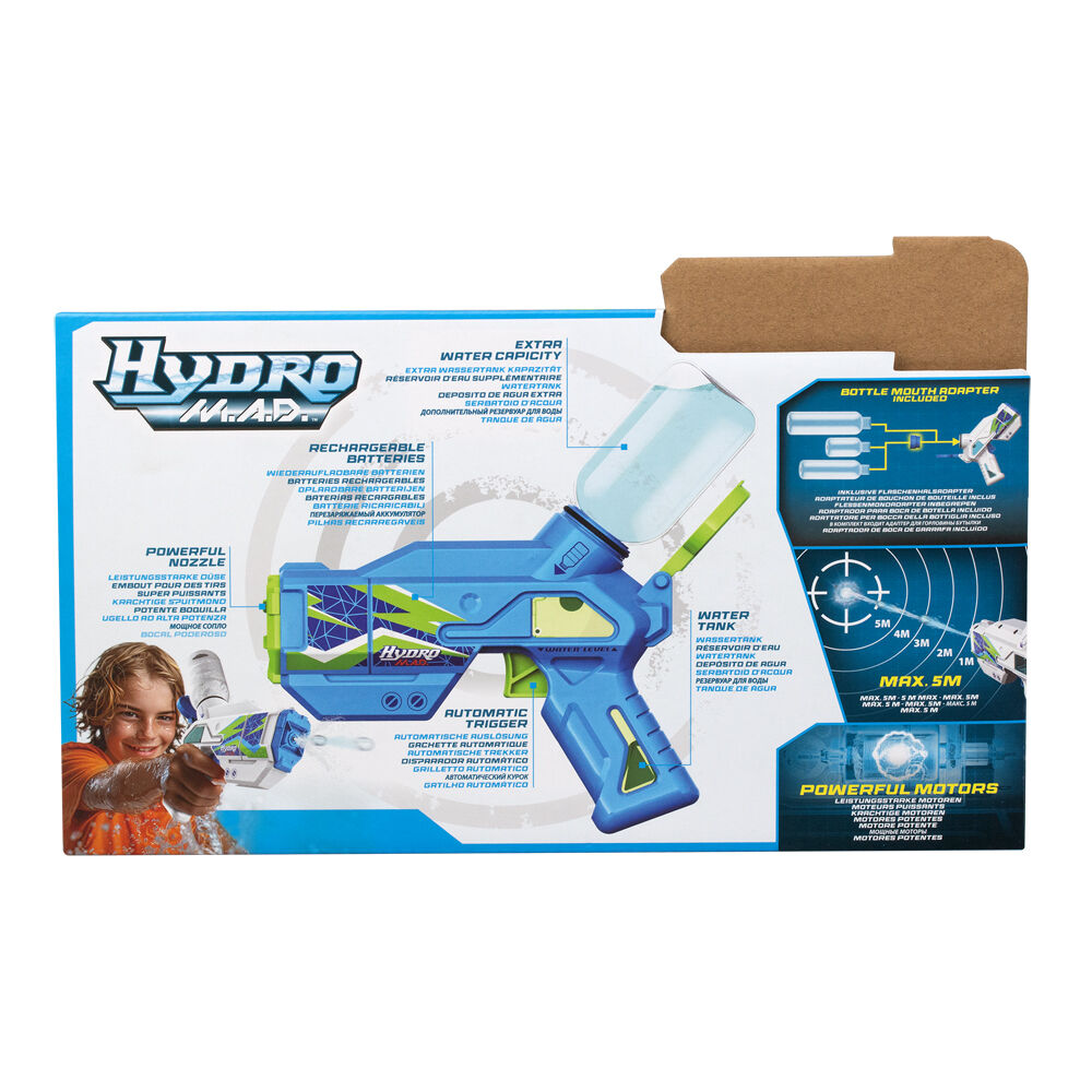 Silverlit Hydro MAD Mini E-Power Water Blaster Outdoor Toy Gun 8y+ Assorted — image 5
