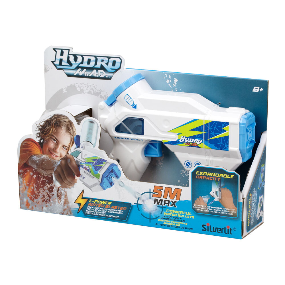 Silverlit Hydro MAD Mini E-Power Water Blaster Outdoor Toy Gun 8y+ Assorted — image 9