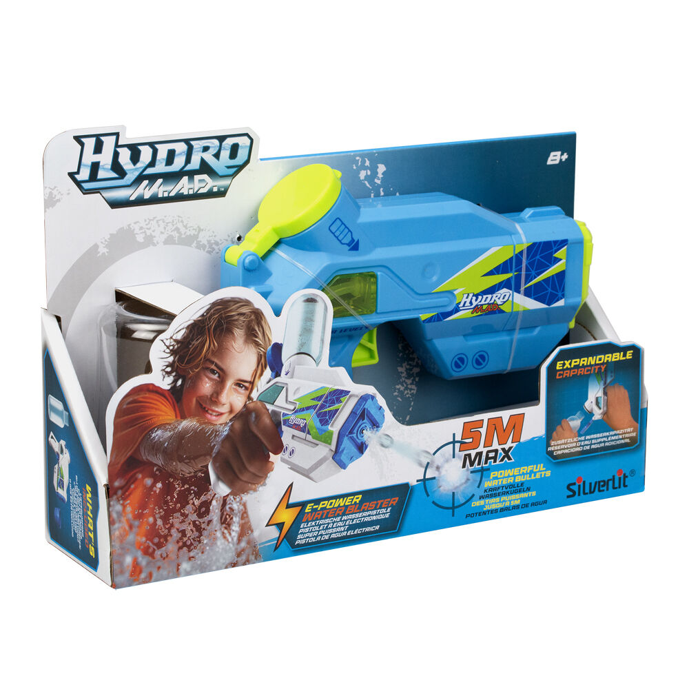 Silverlit Hydro MAD Mini E-Power Water Blaster Outdoor Toy Gun 8y+ Assorted — image 4