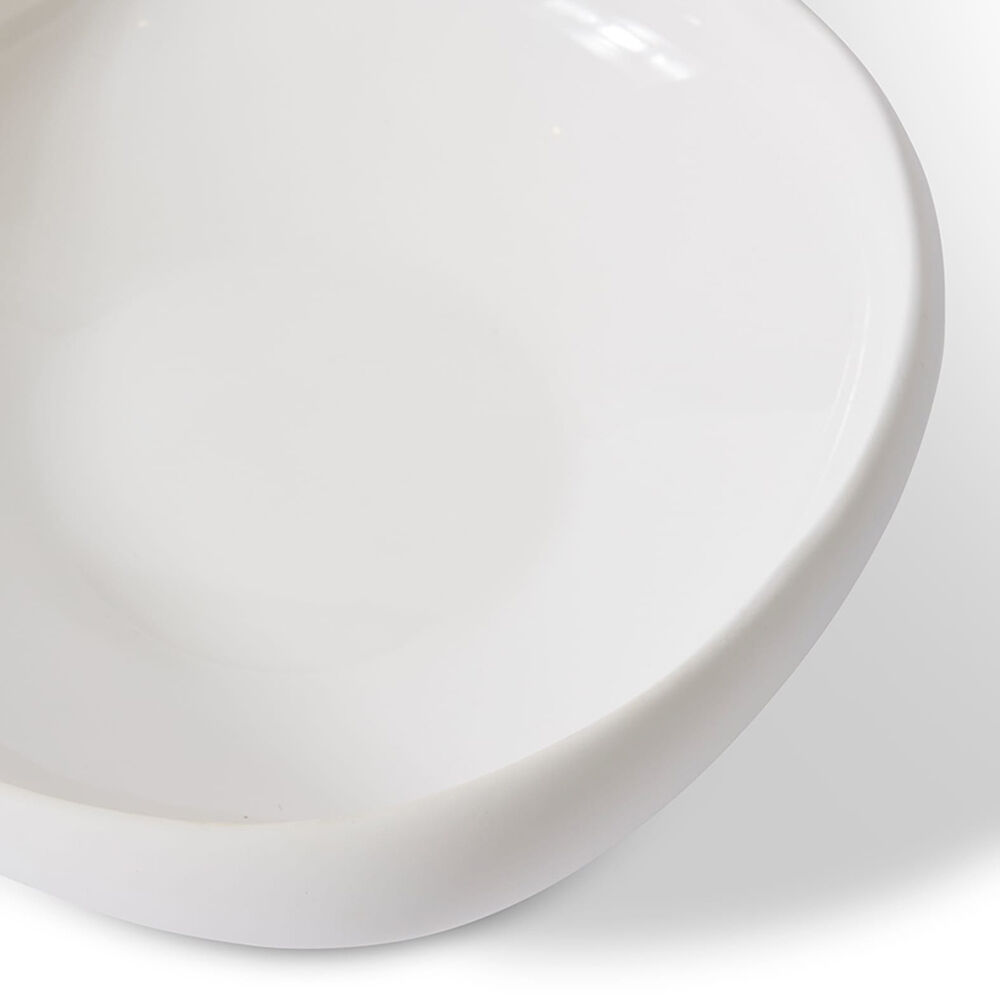 E Style Ceramic Nakano Bowl Home Tabletop/Shelf Dining Decor 28x7cm White — image 2