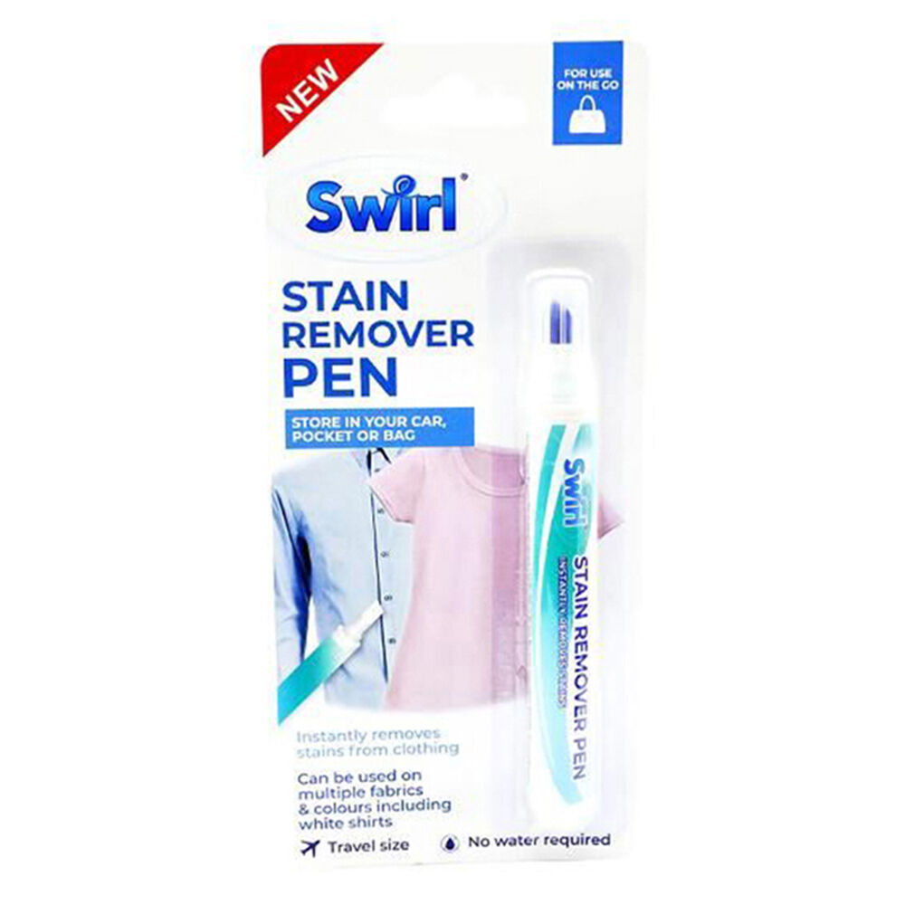Swirl Stain Remover Pen Fabric Spot Cleaner Stain Treatment Portable Travel