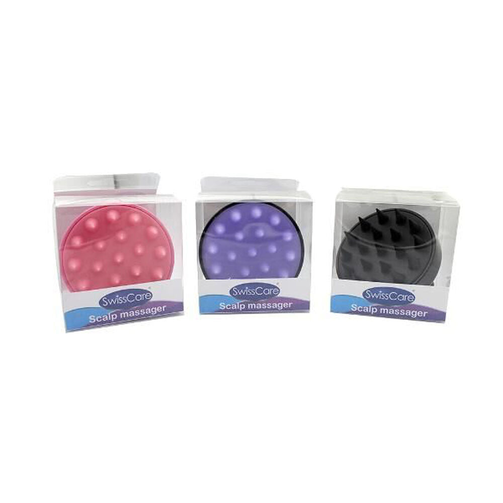Swisscare Assorted Silicone Hair Scalp Massager Shampoo Brush — image 2