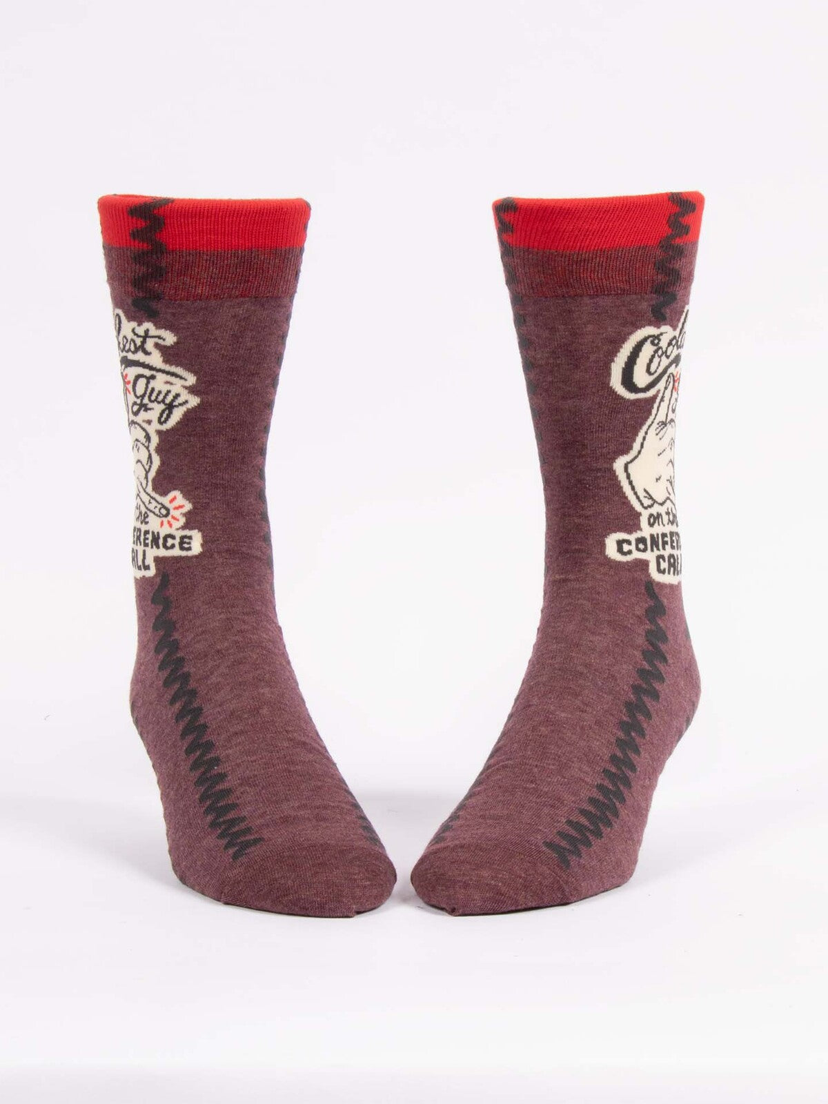 Blue Q Coolest Guy Men Crew Socks Mid Calf Casual/Outdoor Cotton Nylon Size 7-12 — image 2
