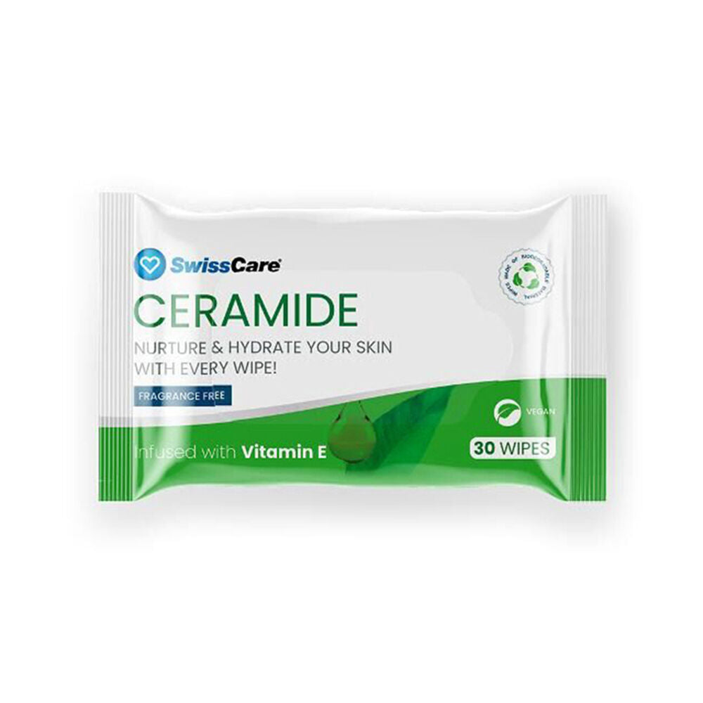 Swisscare 30pc SwissCare Ceramide Hydrating & Cleansing Makeup Wipes Fragrance-Free (12 Pack) — image 2