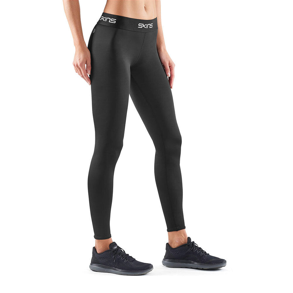 Skins Compression Medium DNAmic Force Womens Long Tights Sports Activewear Black — image 6