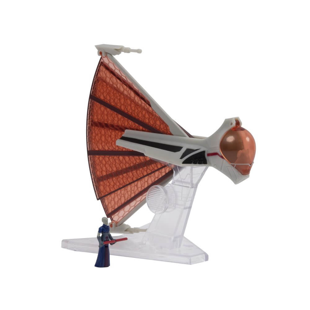 Star Wars Micro Galaxy Squadron Asajj Ventress's Ginivex Starfighter 3" #0011 8+ — image 2