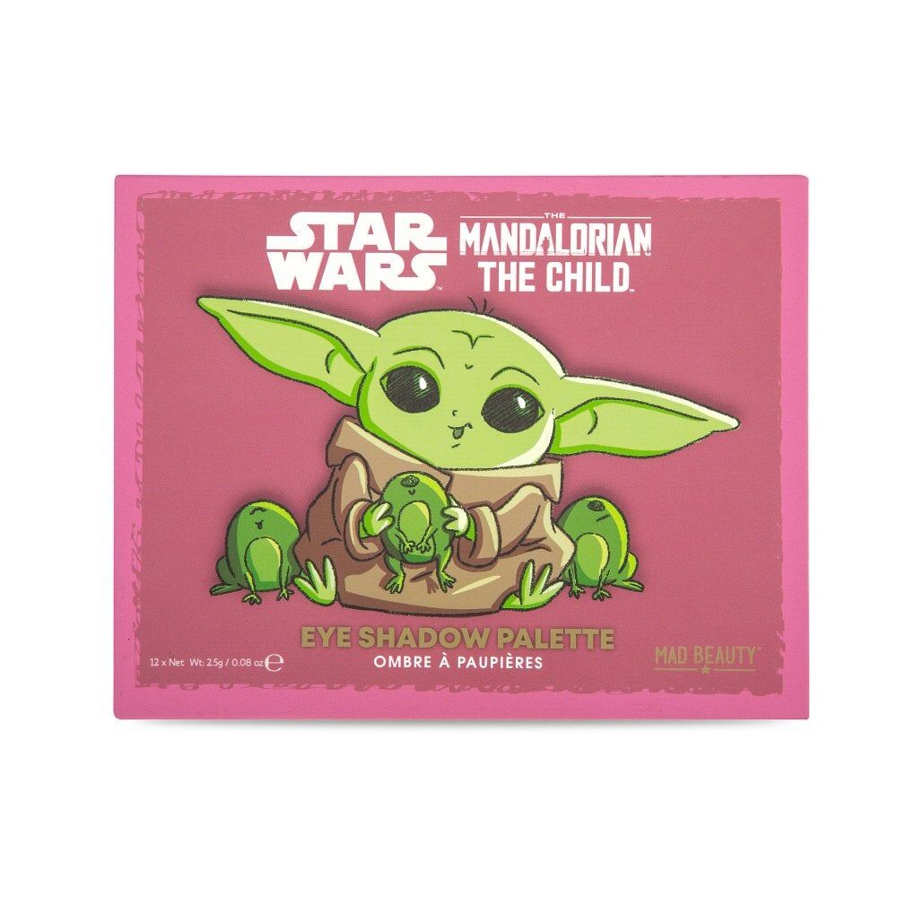 Star Wars Disney Mandalorian The Child Eyeshadow Makeup Palette Multicoloured (12 Pieces)