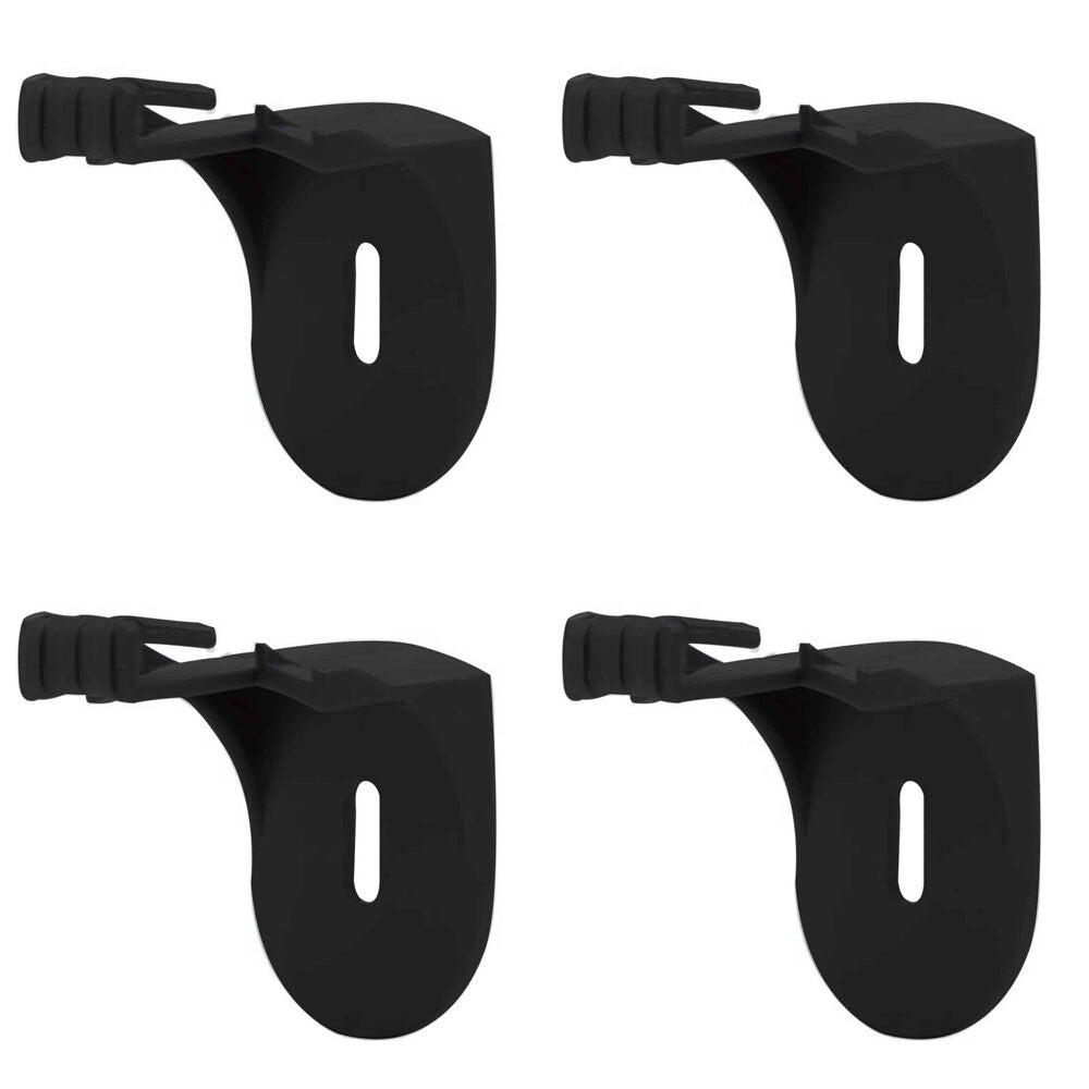 Stakrax Wall Mounted Barware Wine Rack Modular Brackets Support Black (4 Pieces)