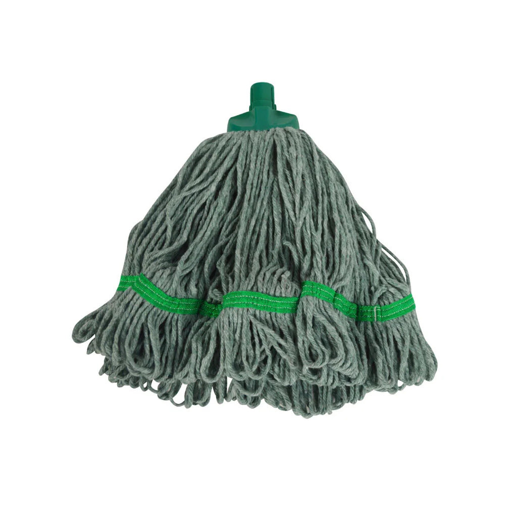SYR Syrtex 43cm Colour Yarn Home/Office Floor/Tile Cleaning Mop Head Midi GRN