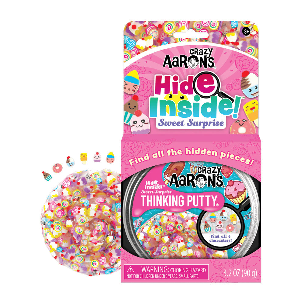 Crazy Aarons Thinking Putty Sweet Surprise Hide Inside Kids Play Toy 10cm 3y+ (2 Pack) — image 2