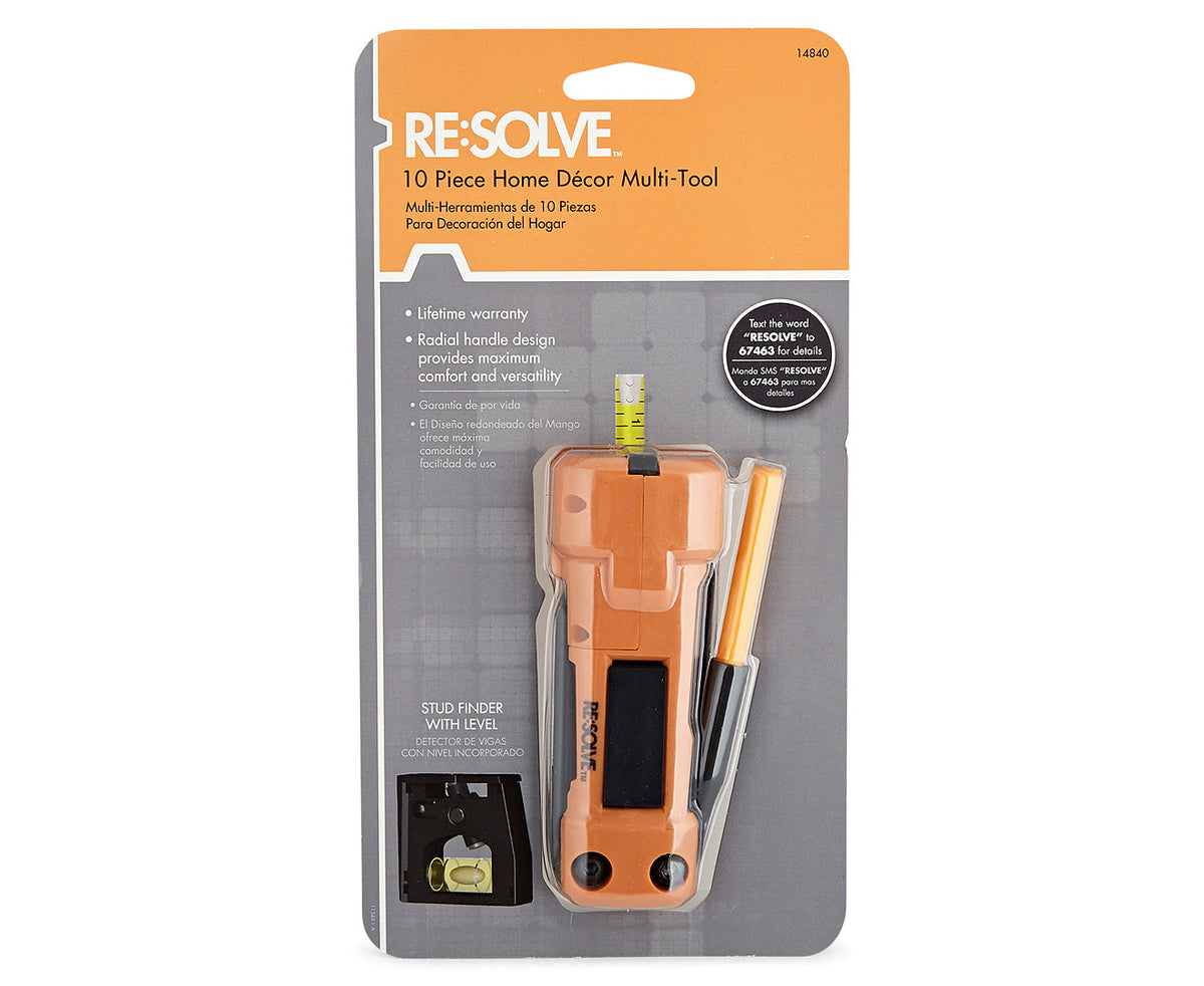 Re:solve Resolve Home Decor Multi-Tool Set - Orange (10 Pieces) — image 6