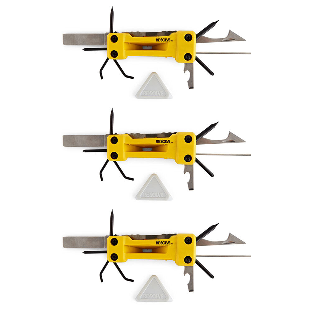 Re:solve 11pc Resolve Prep & Paint Multi-Tool Set - Yellow (3 Pack)