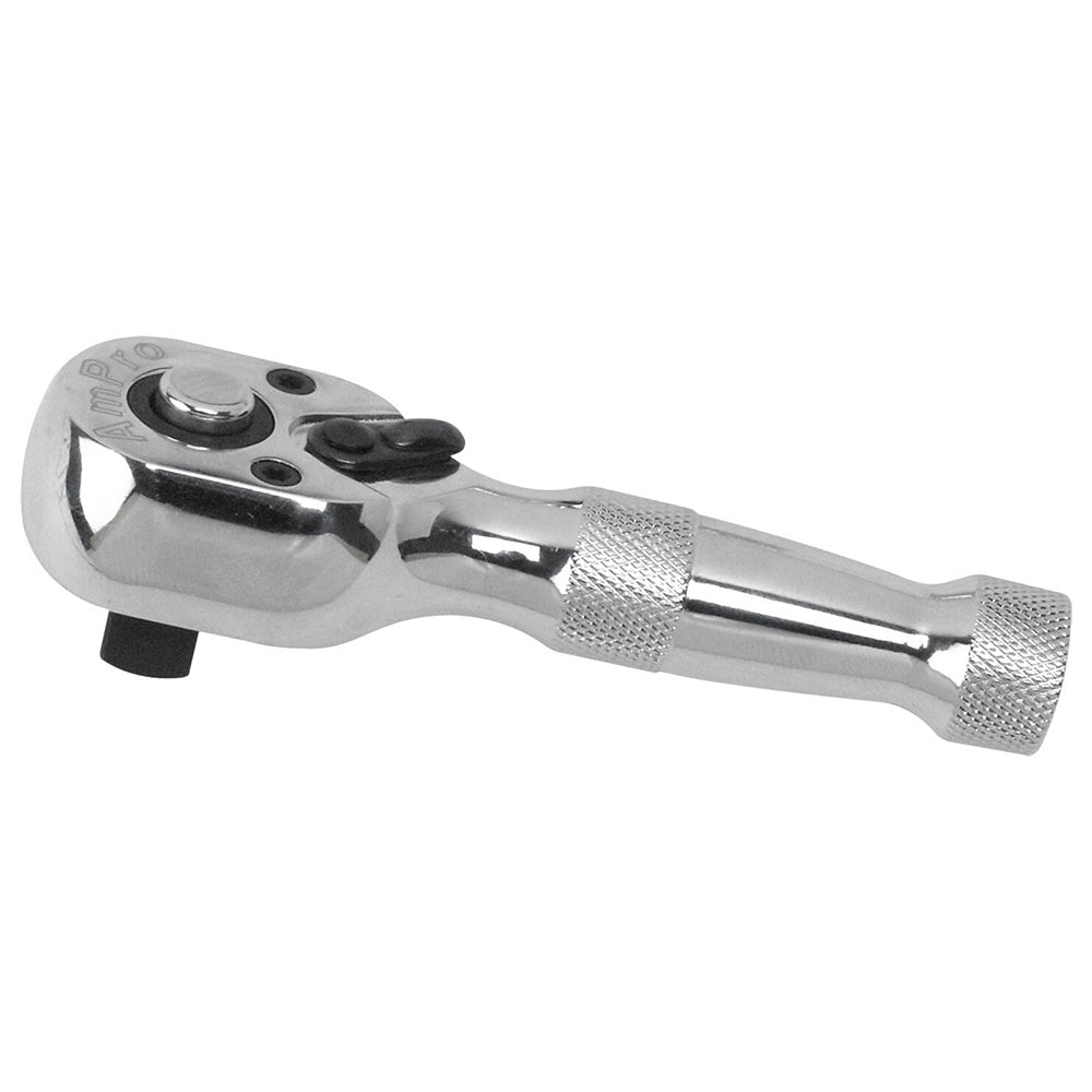 Ampro T29749 1/2" Drive Chrome Vanadium Steel Micro Ratchet/Socket Spanner Tool