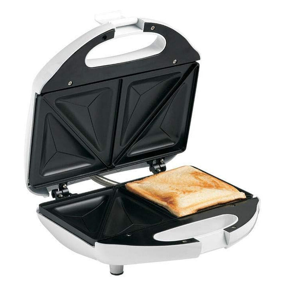Tiffany Non Stick 750W 2 Slice Bread/Jaffle Electric Sandwich Press Maker White — image 3