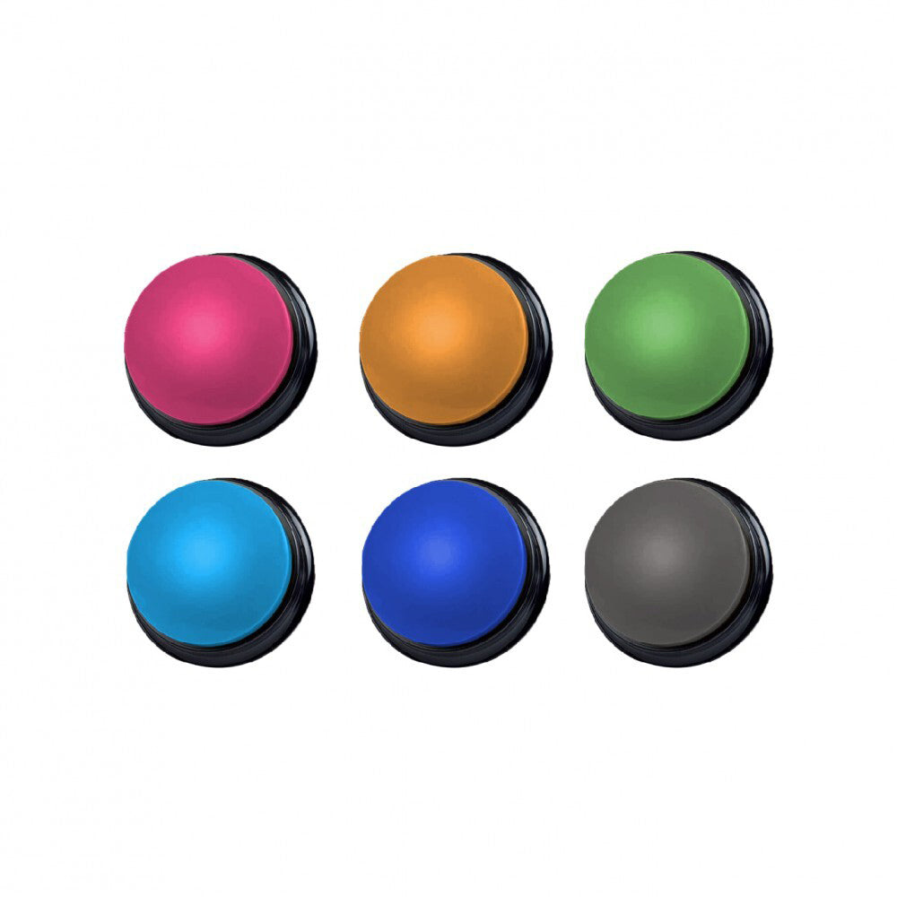 Tech4pets Interactive Pet Communication Recordable Talking/Speak Buttons (6 Pieces)