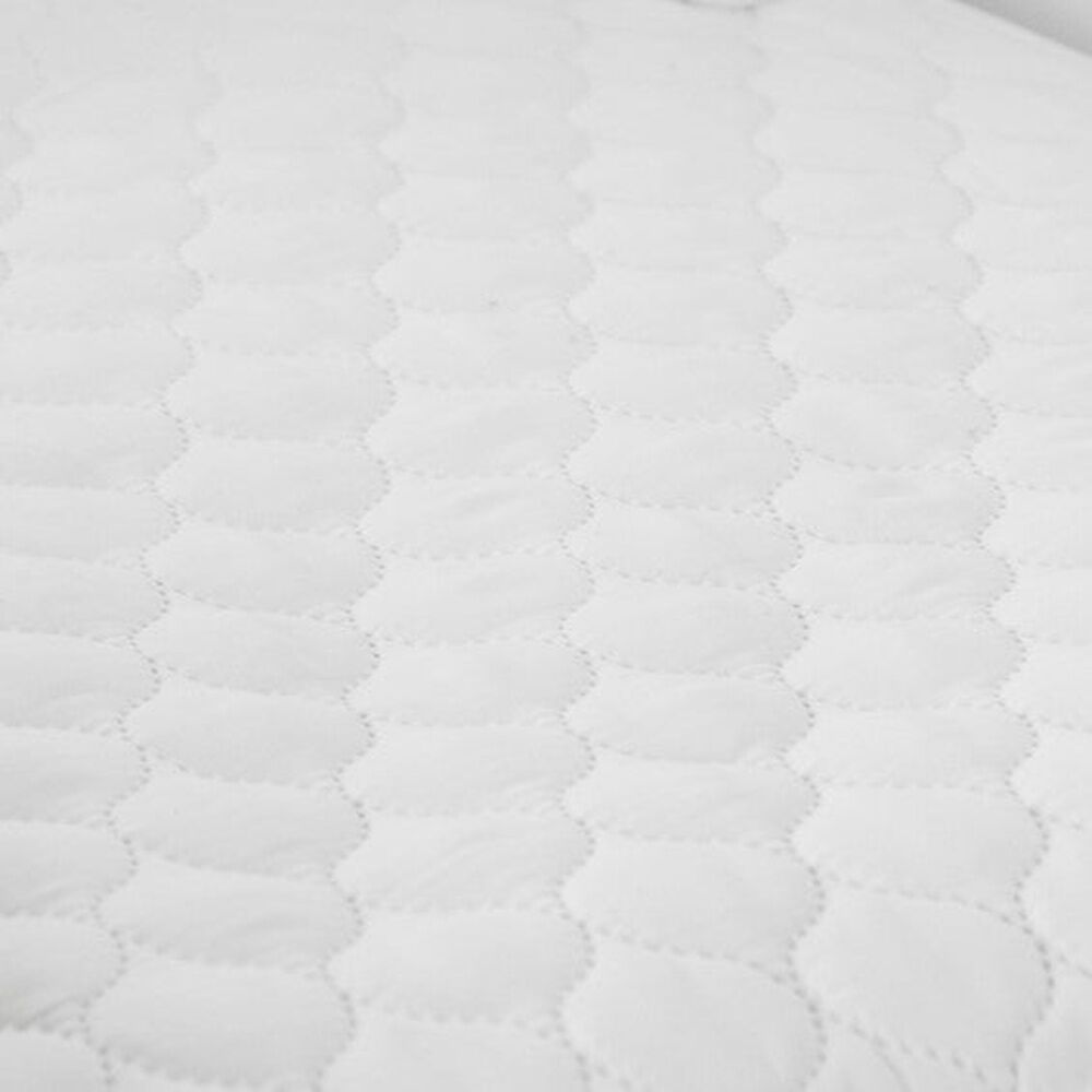 Tontine Comfortech Anti Stain Bed Mattress Protector Home Bedding White — image 3