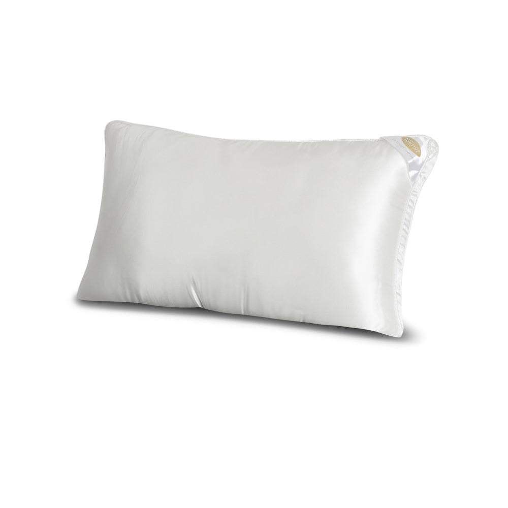 Tontine Classic Comfort Mulberry Silk Sleep Comfort Pillow Medium White — image 2