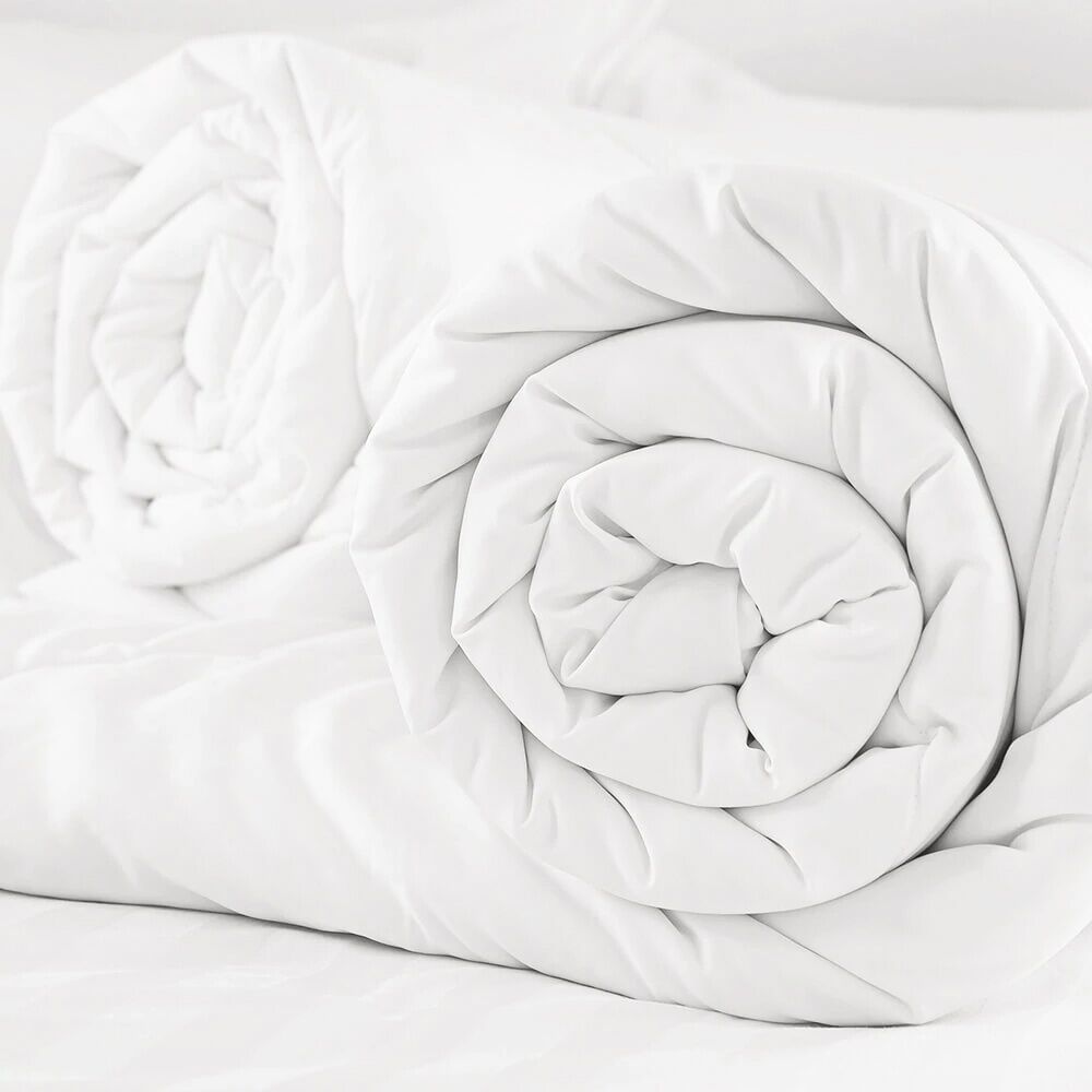 Tontine King Bed Natural Cotton Filled Breathable Light/Soft Summer Quilt/Doona — image 2
